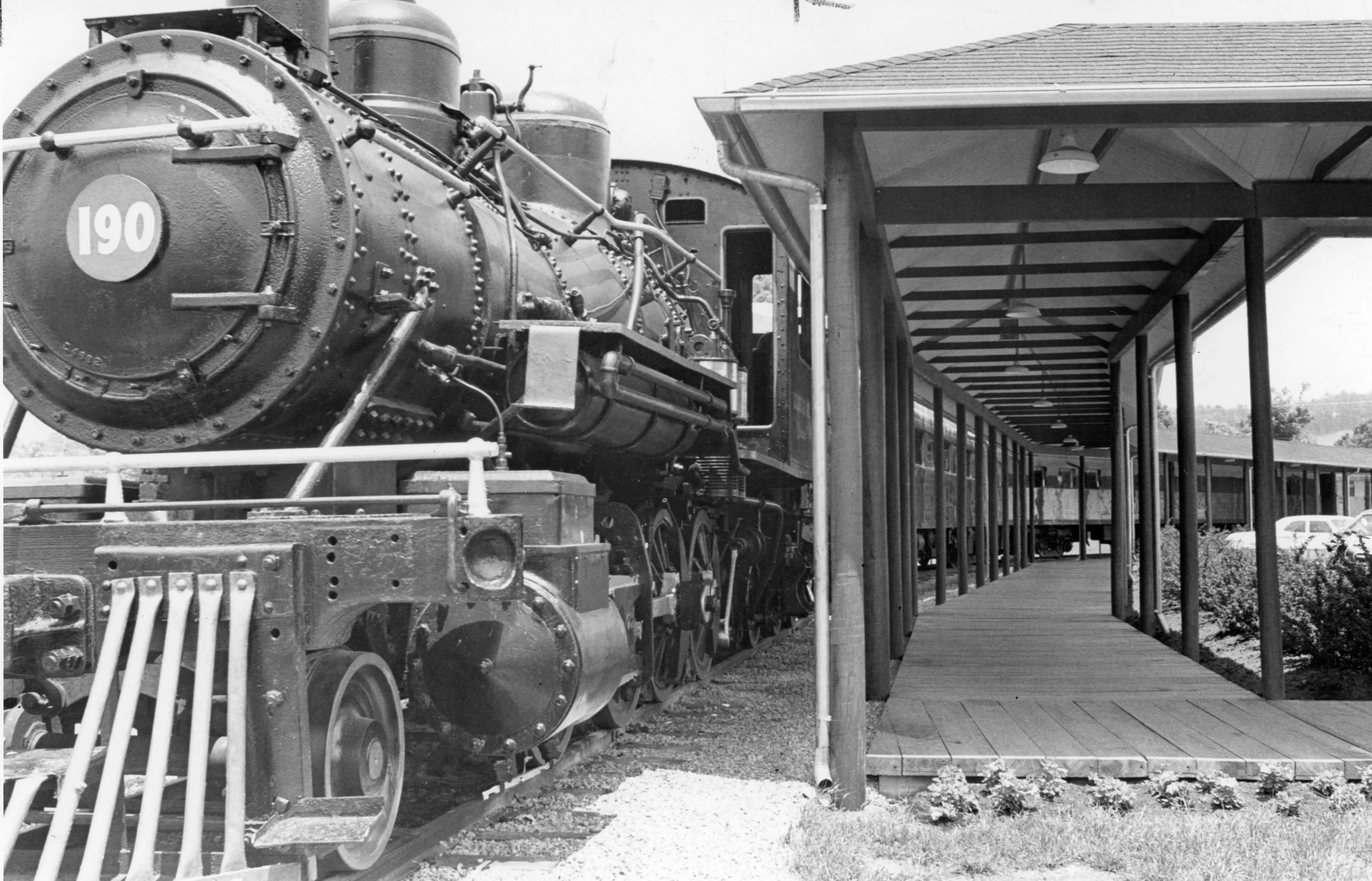 Historical photo of Rebel Railroad in 1961