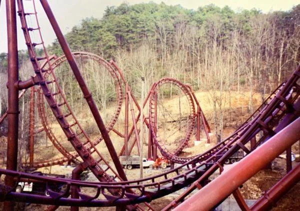 Tennessee Tornado roller coaster